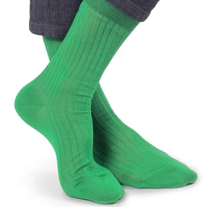 Pure Scotland Verde Felce Mezzagamba a Costine con Iniziali o Senza!