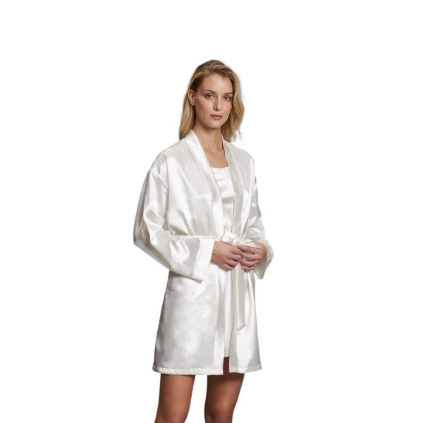 Vestaglia Kimono in Raso Manica Lunga 862 – Andra - immagine 5