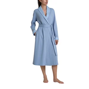 Vestaglia con Cintura in Interlock di Cotone DR69NU – Ragno