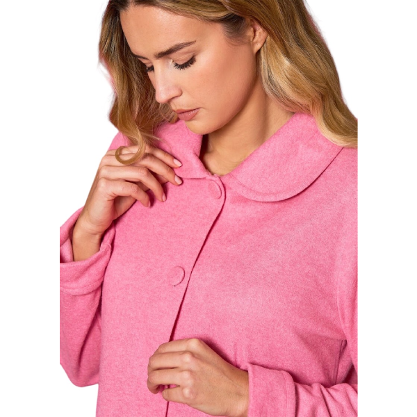 Vestaglia in Punto Milano Abbottonata con Collo 77100 – Linclalor - immagine 3