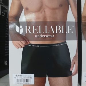 6 Boxer uomo Reliable art. B2021 in cotone elasticizzato bielastico