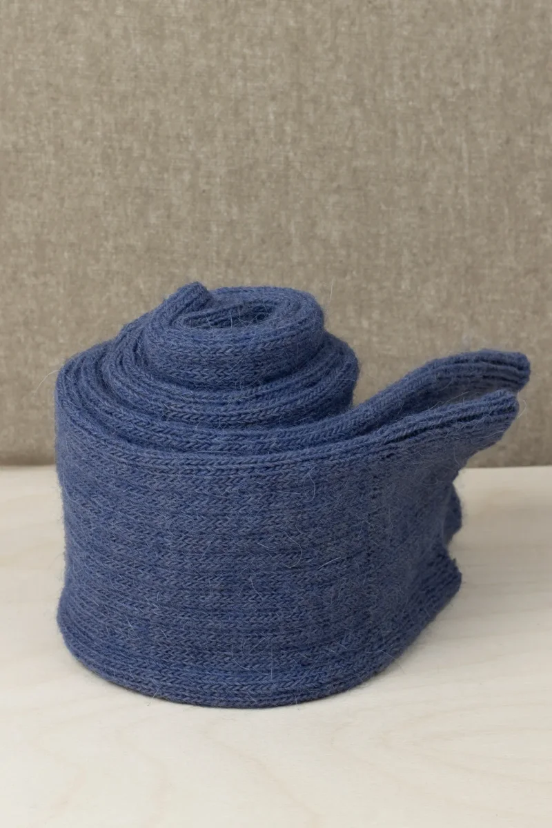 Calze Mezzagamba in Alpaca color Zaffiro con Iniziali o Senza! - immagine 2