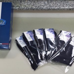 6 PAIA CALZA UOMO CORTA ANGEL IN COTONE FILO DI SCOZIA 100% NERO-BLU-ASSORTITO