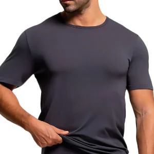 2 T-SHIRT GIROCOLLO IN MICROFIBRA BACI & ABBRACCI