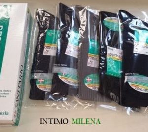 6 PAIA CALZE UOMO LUNGHE SANITARIE BEST 8533 IN COTONE FILO DI SCOZIA 100 %