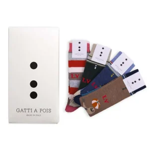 Box N 4 Calze Bimba con Iniziali