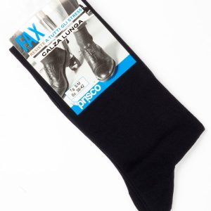 6 PAIA CALZA LUNGA UOMO PRISCO FAX IN COTONE ELASTICIZZATO RESISTENTE