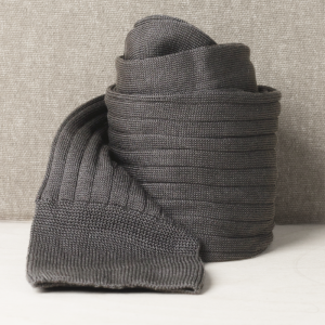 Pure Scotland Grigio Medio Costine Lunga con Iniziali o Senza!