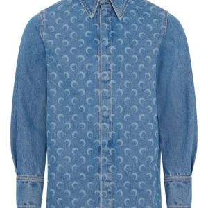 MARINE SERRE - MOON LASER LS SHIRT Camicia