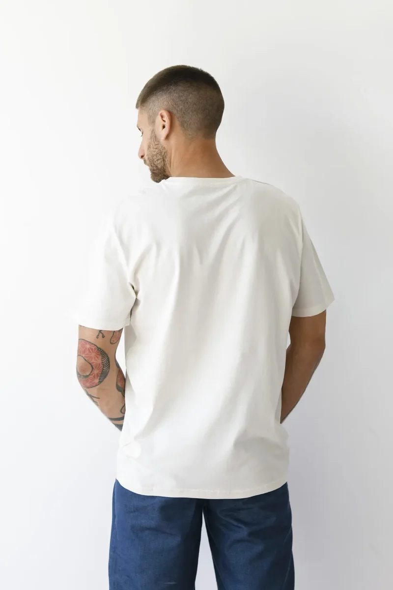 T-Shirt Made in Italy color Burro a Manica Corta con Iniziali o Senza! - immagine 9